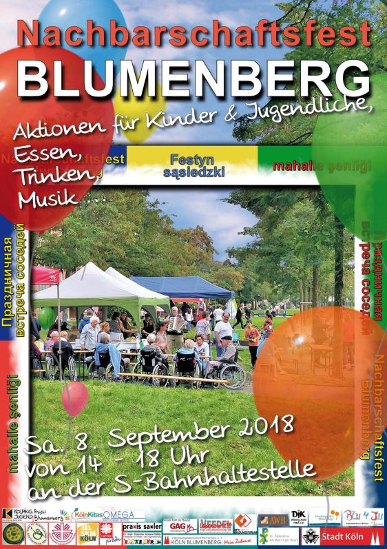 Das Nachbarschaftsfest 2018 in Blumenberg